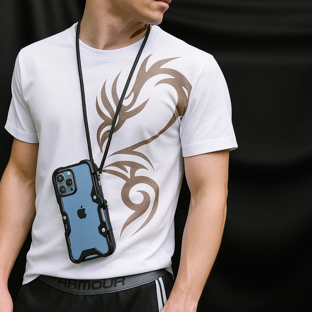 Phone Case Shockproof Alloy Non-Slip Grip