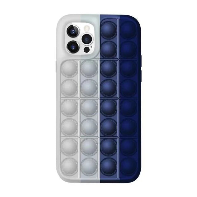 Phone Case Silicone Bubble Fidget Stress Relief