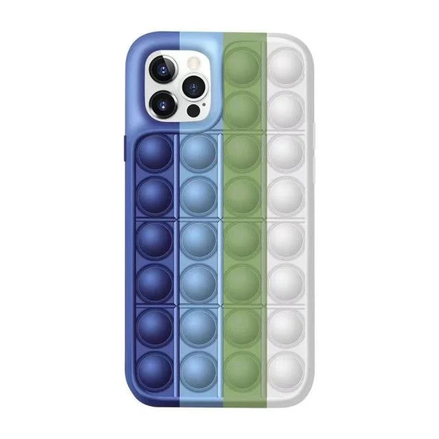 Phone Case Silicone Bubble Fidget Stress Relief