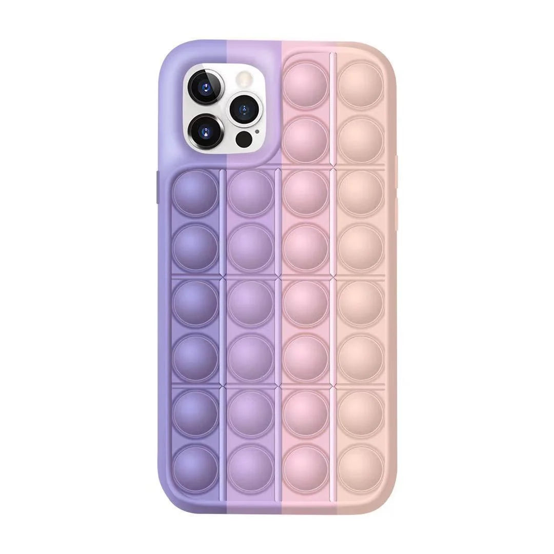 Phone Case Silicone Bubble Fidget Stress Relief