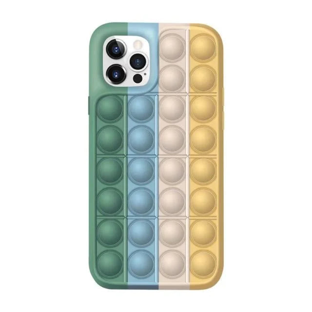 Phone Case Silicone Bubble Fidget Stress Relief