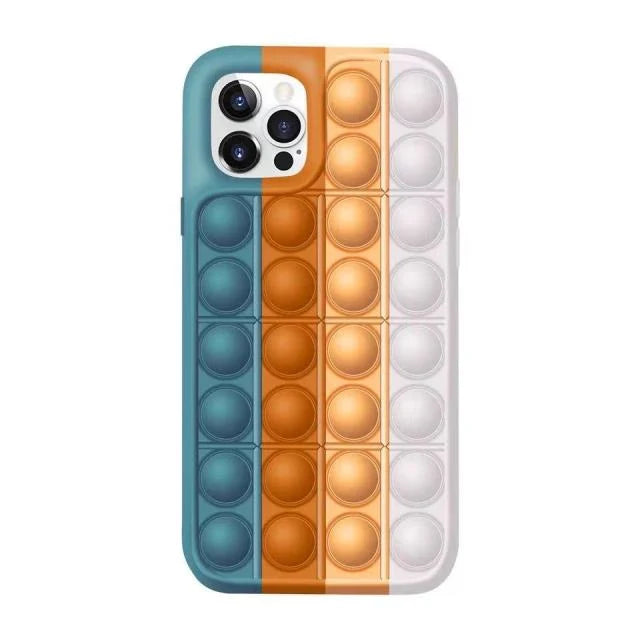Phone Case Silicone Bubble Fidget Stress Relief