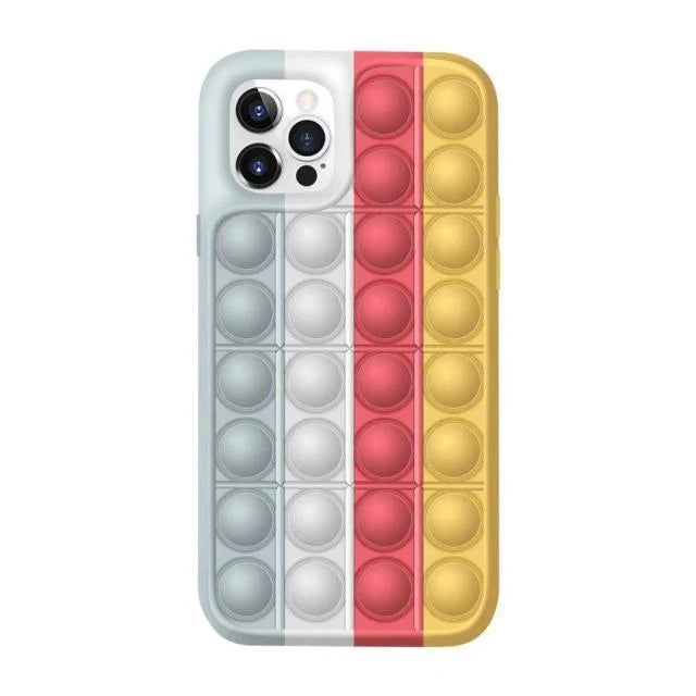 Phone Case Silicone Bubble Fidget Stress Relief