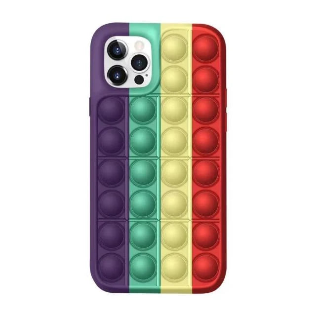 Phone Case Silicone Bubble Fidget Stress Relief