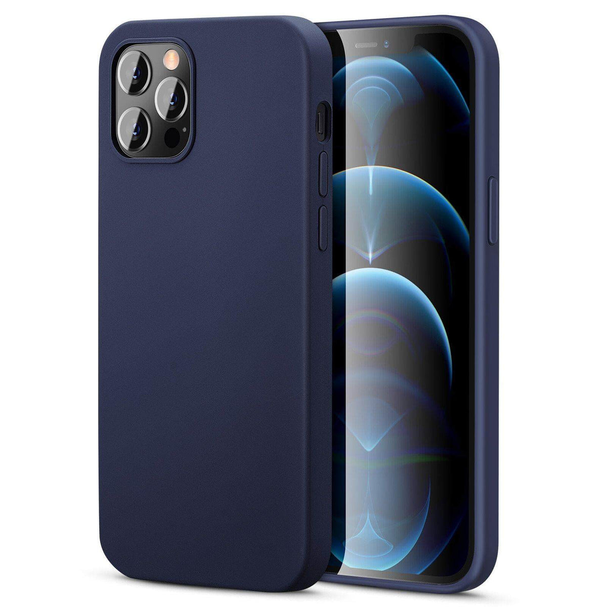 Phone Case Silicone Shock-Resistant Raised Edge Protection