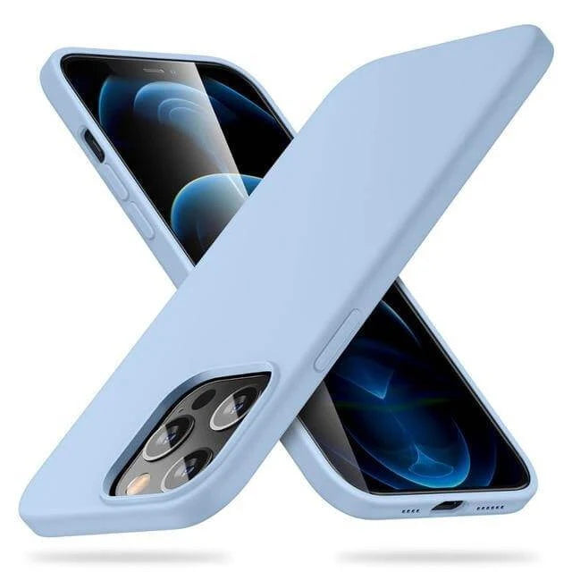 Phone Case Silicone Shock-Resistant Raised Edge Protection