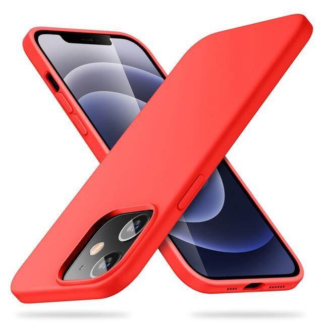 Phone Case Silicone Shock-Resistant Raised Edge Protection