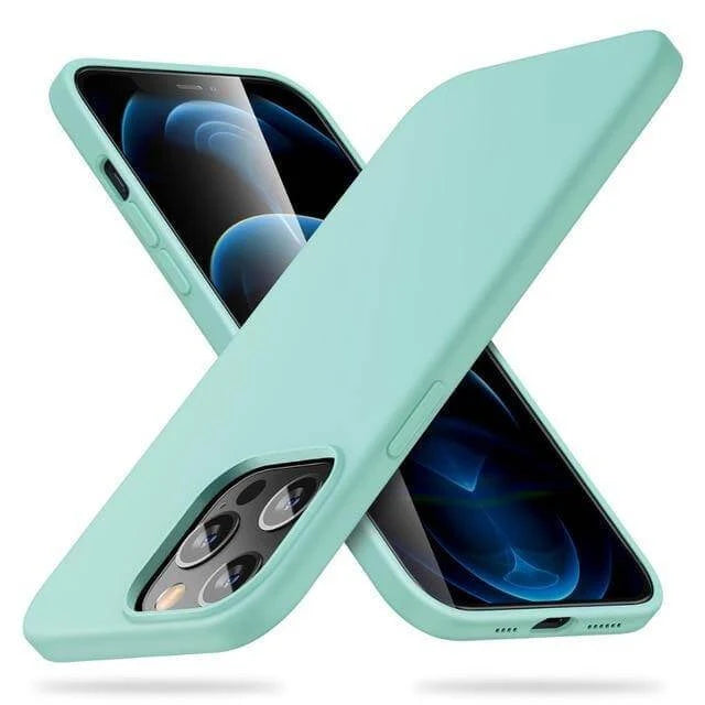 Phone Case Silicone Shock-Resistant Raised Edge Protection