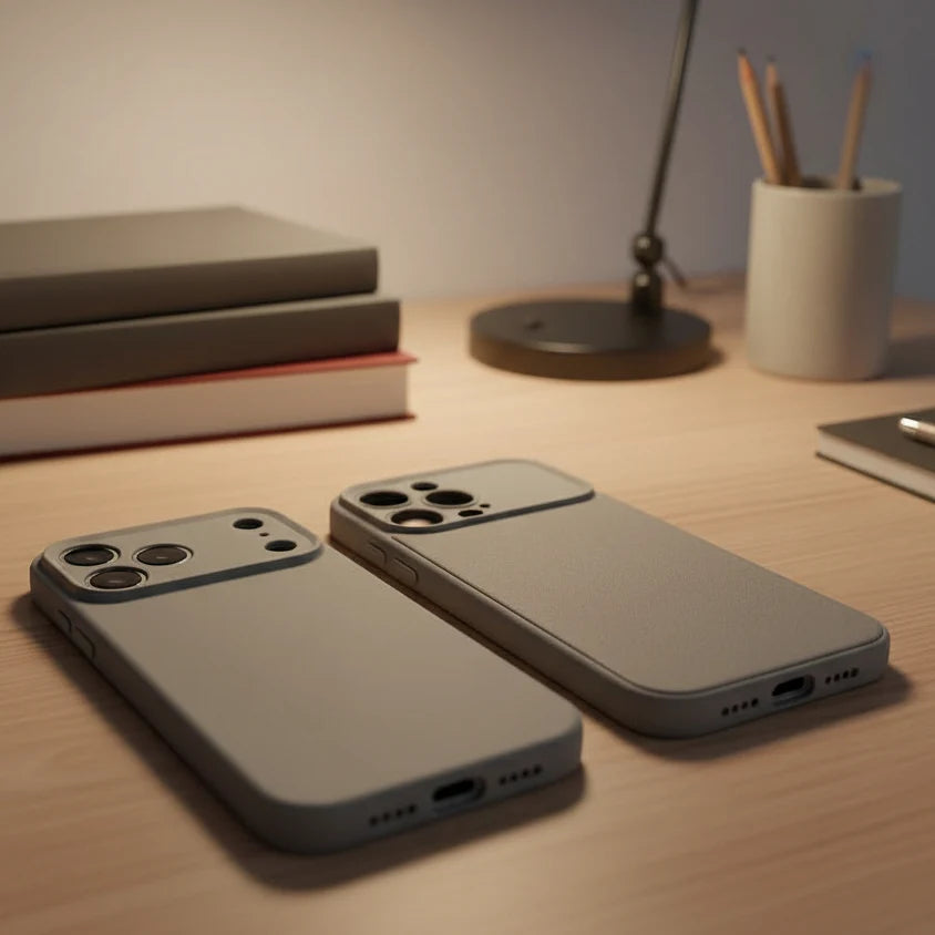 Phone Case Slim Shock-Absorbing Soft-Touch Silicone Grip