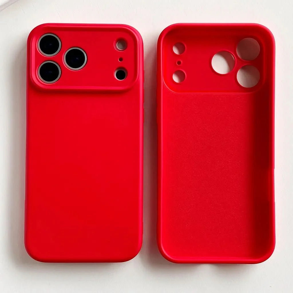 Phone Case Slim Shock-Absorbing Soft-Touch Silicone Grip