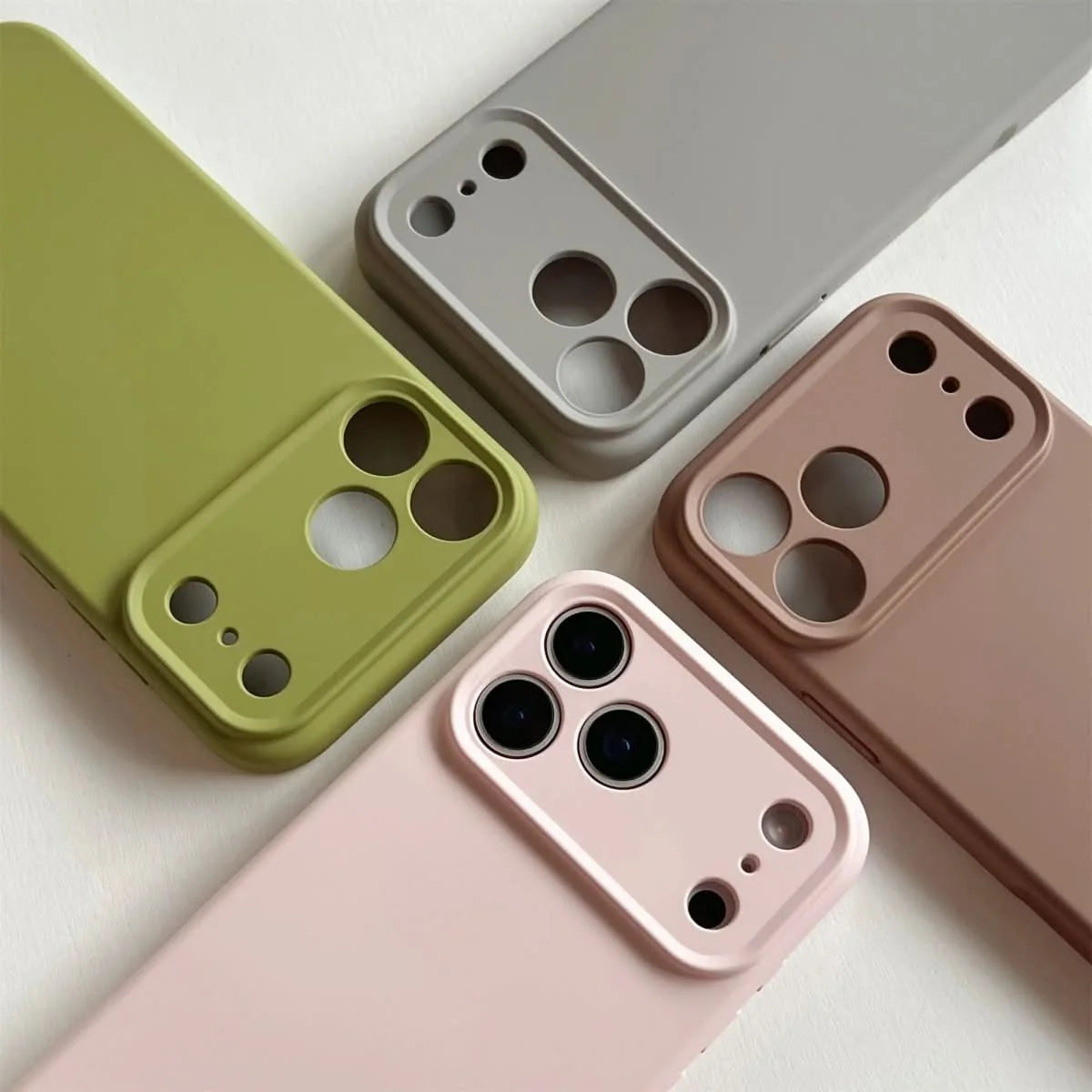 Phone Case Slim Shock-Absorbing Soft-Touch Silicone Grip