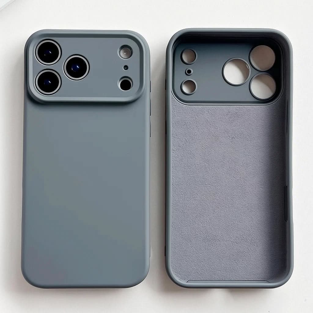Phone Case Slim Shock-Absorbing Soft-Touch Silicone Grip