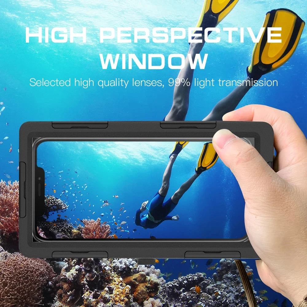 Phone Case Waterproof to 50 Ft Shock-Resistant
