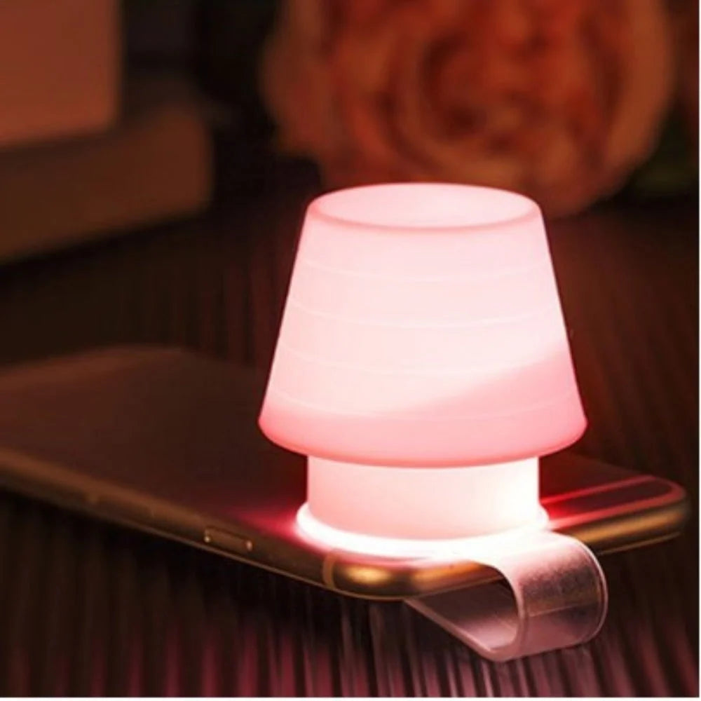 Phone Flashlight Night Lamp Silicone Ambient Diffuser