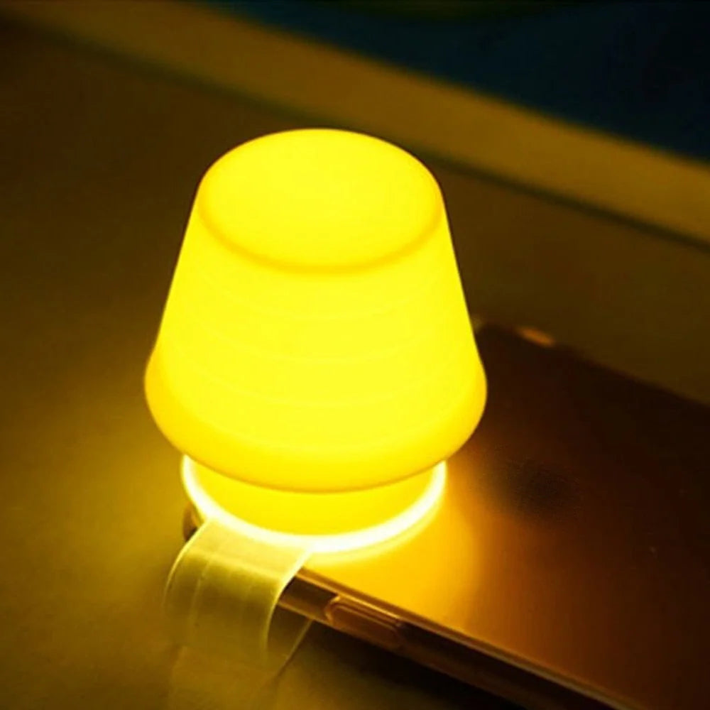 Phone Flashlight Night Lamp Silicone Ambient Diffuser