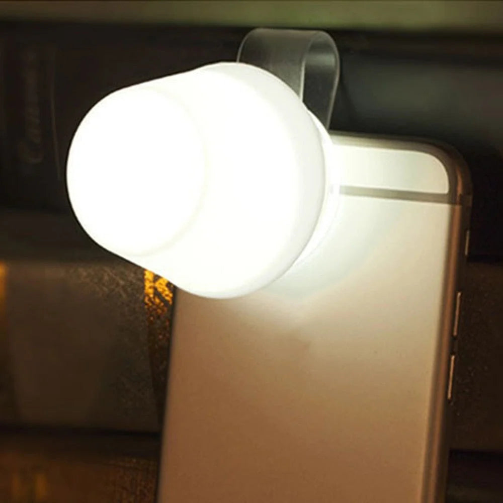 Phone Flashlight Night Lamp Silicone Ambient Diffuser