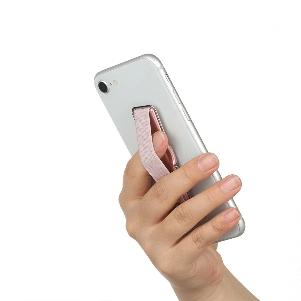 Phone Grip Holder Elastic Strap Foldable Kickstand