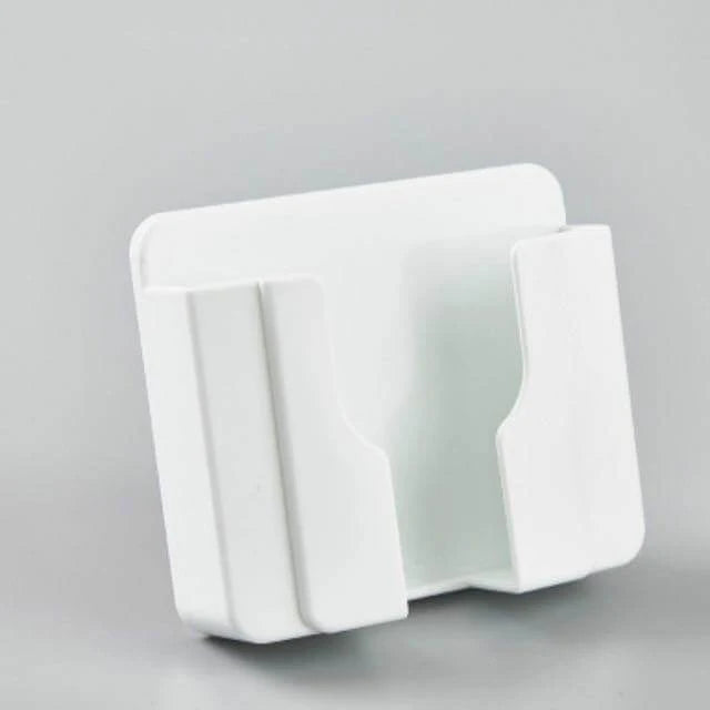 Phone Holder Wall-Mounted Drill-Free Adhesive Charging Access