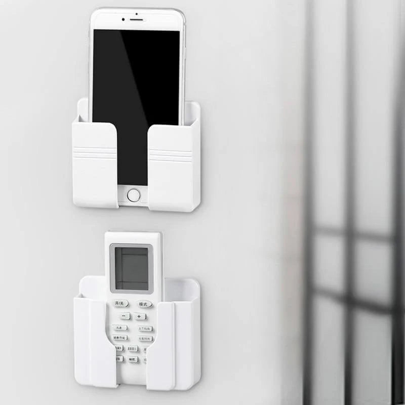 Phone Holder Wall-Mounted Drill-Free Adhesive Charging Access