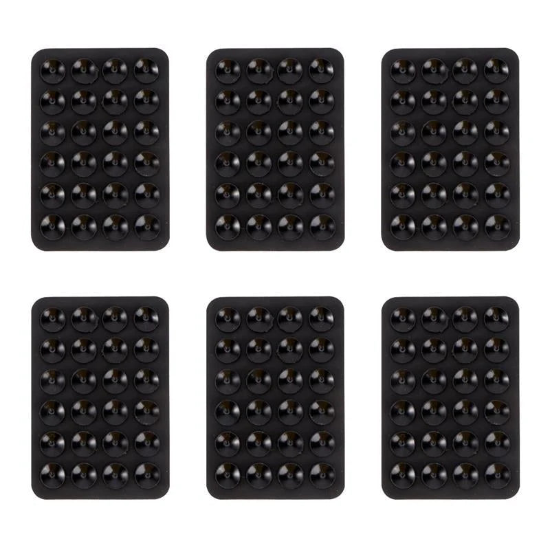 Phone Mounting Pads Silicone Double-Sided Set of 6
