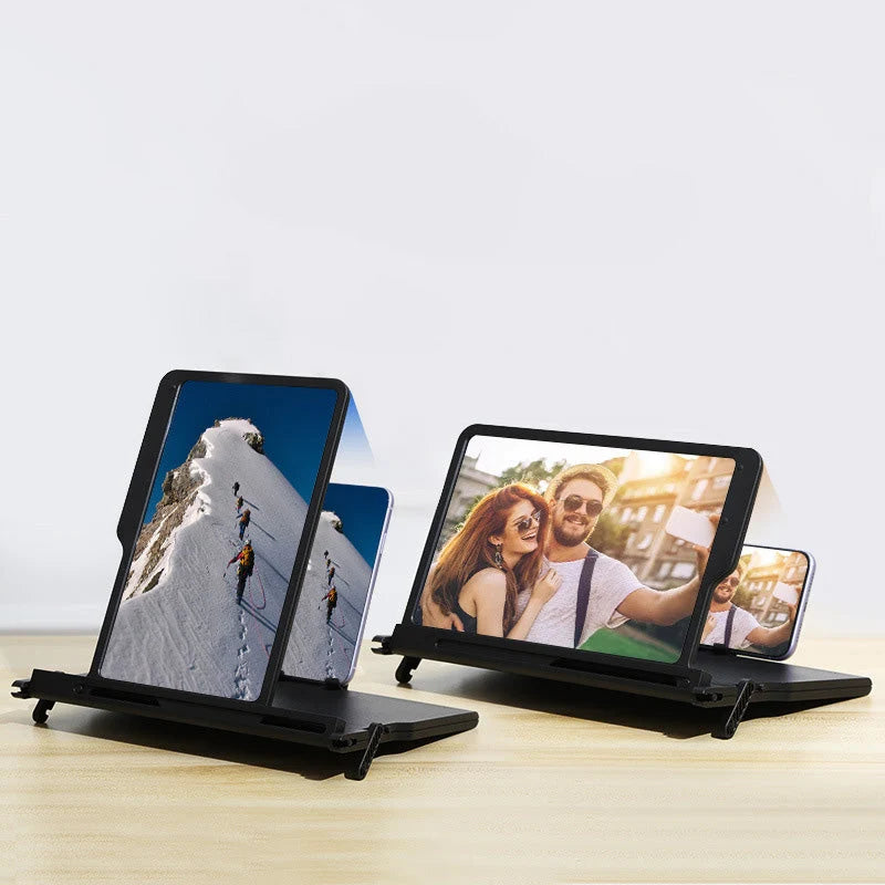 Phone Screen Magnifier 3–4× Portable Pull-Out Anti-Blue-Light Screen