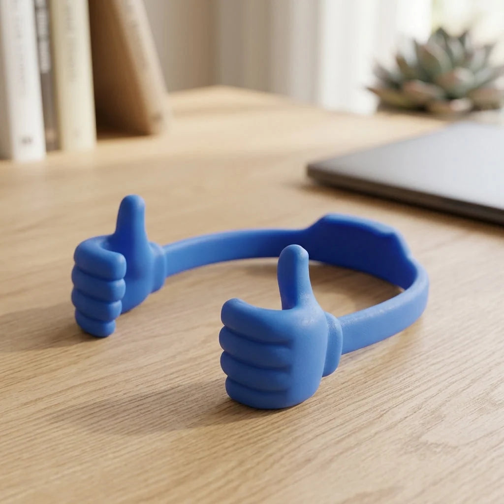 Phone Stand Compact Non-Slip Portrait & Landscape Viewing