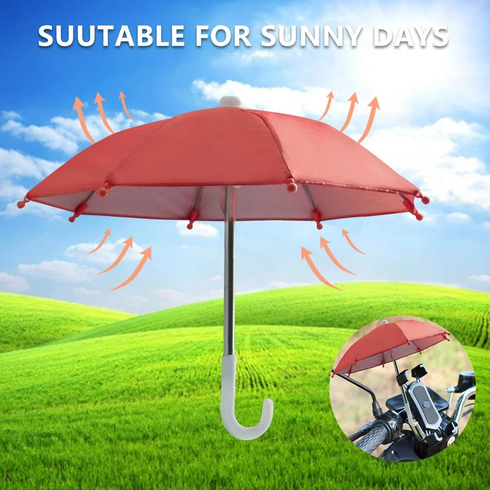 Phone Umbrella Water-Repellent UV-Blocking Compact