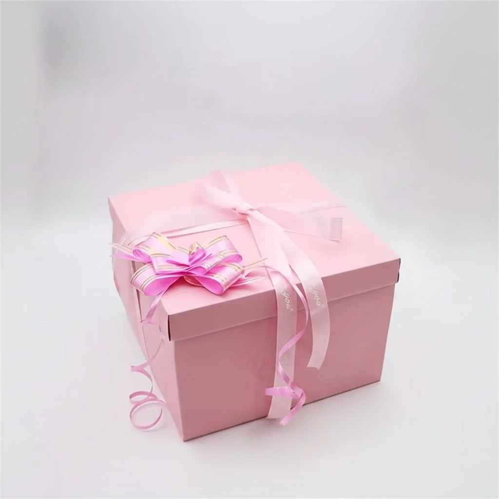 Photo Explosion Box Four-Panel Foldable Sticker Kit & Guides