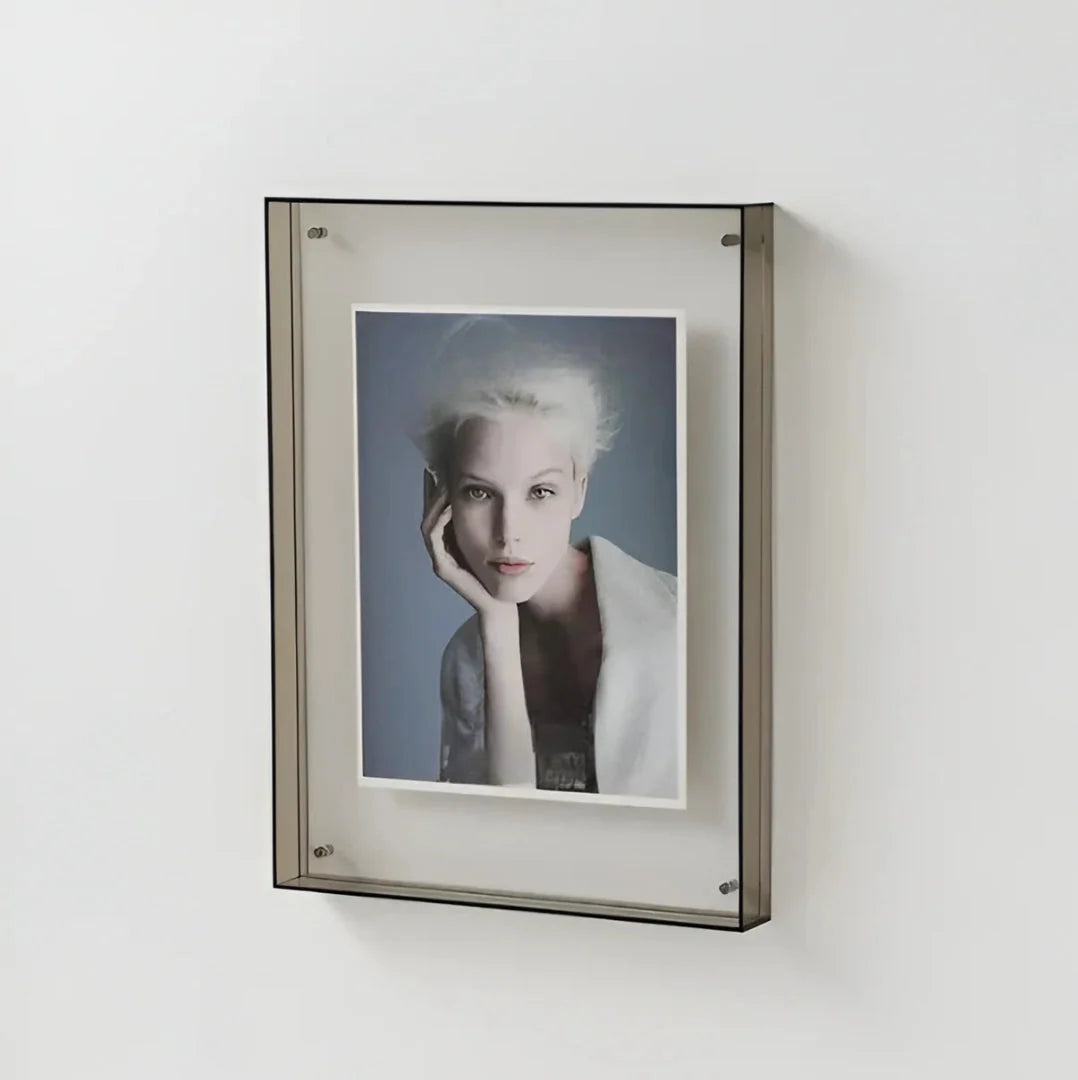 Photo Frame Acrylic Floating Desk & Wall Display