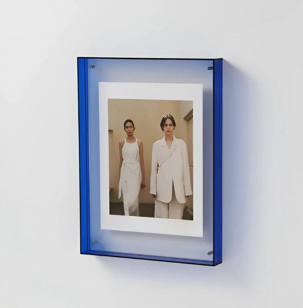 Photo Frame Acrylic Floating Desk & Wall Display
