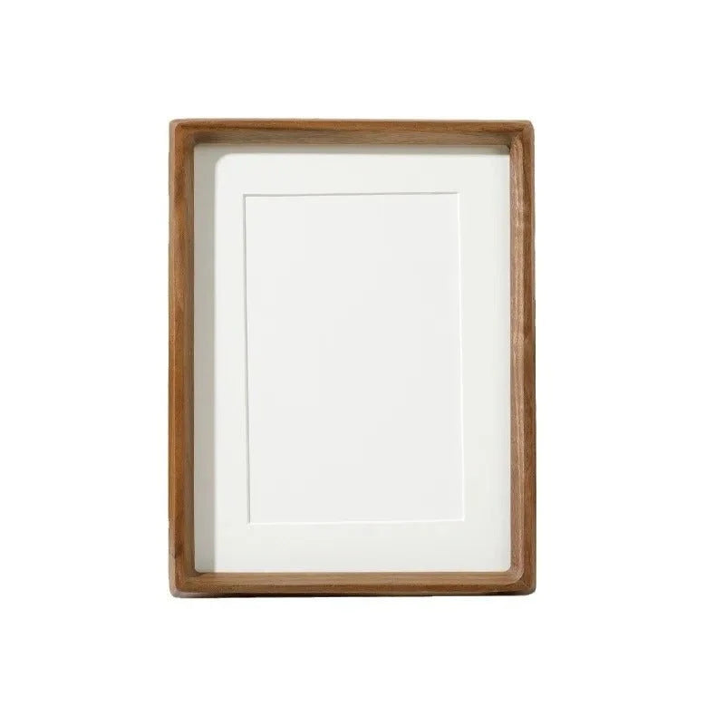 Photo Frame Handcrafted Wood Rounded Corners Mortise-And-Tenon Joinery