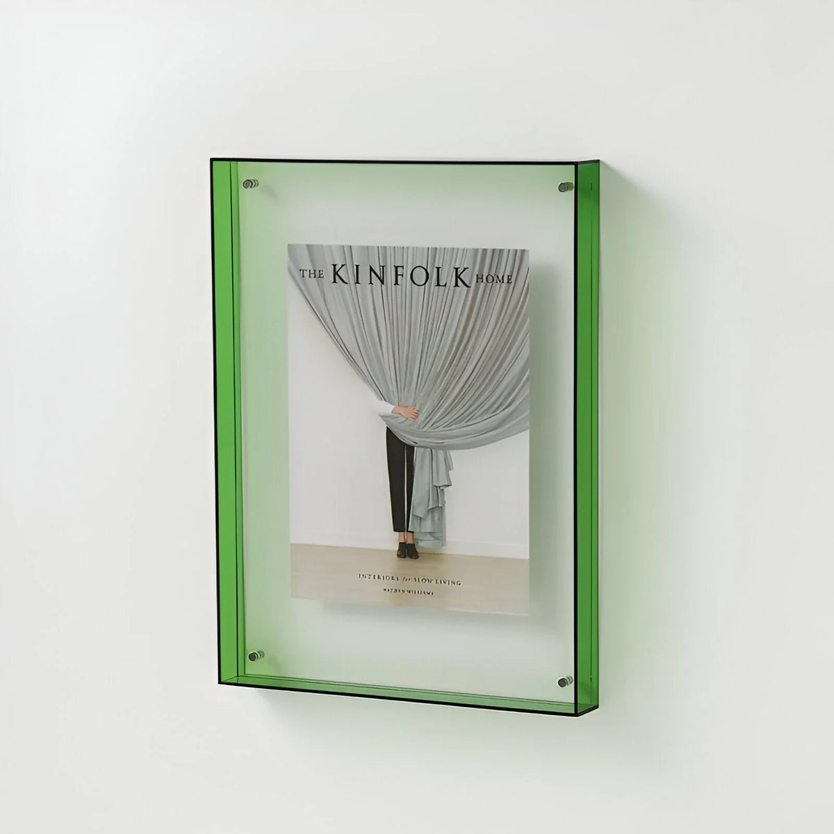 Photo Frame Transparent Acrylic Freestanding or Wall-Mounted