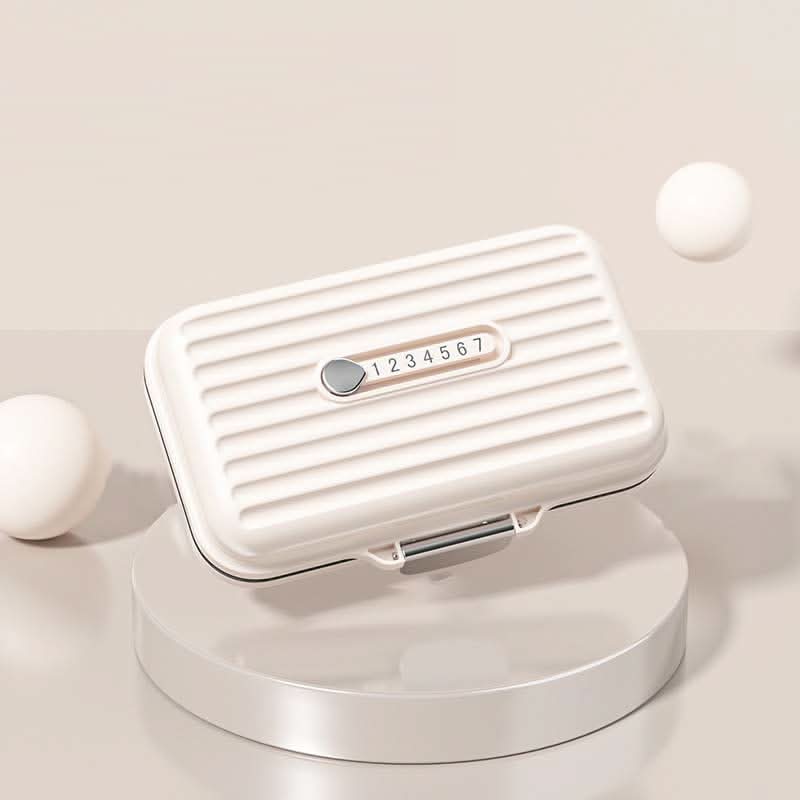 Pill Organizer 7 Compartments Compact Travel Design