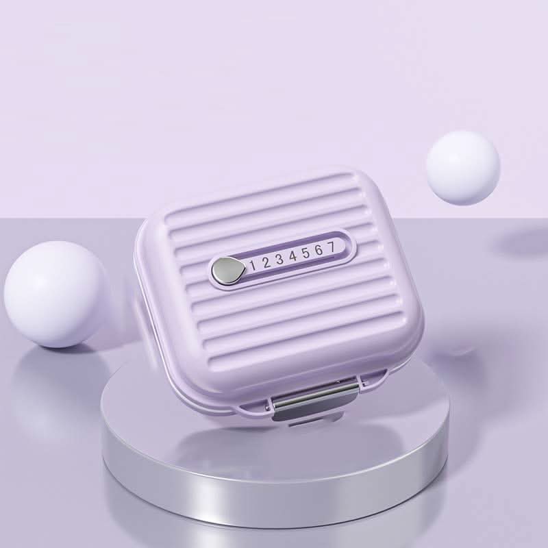 Pill Organizer 7 Compartments Compact Travel Design