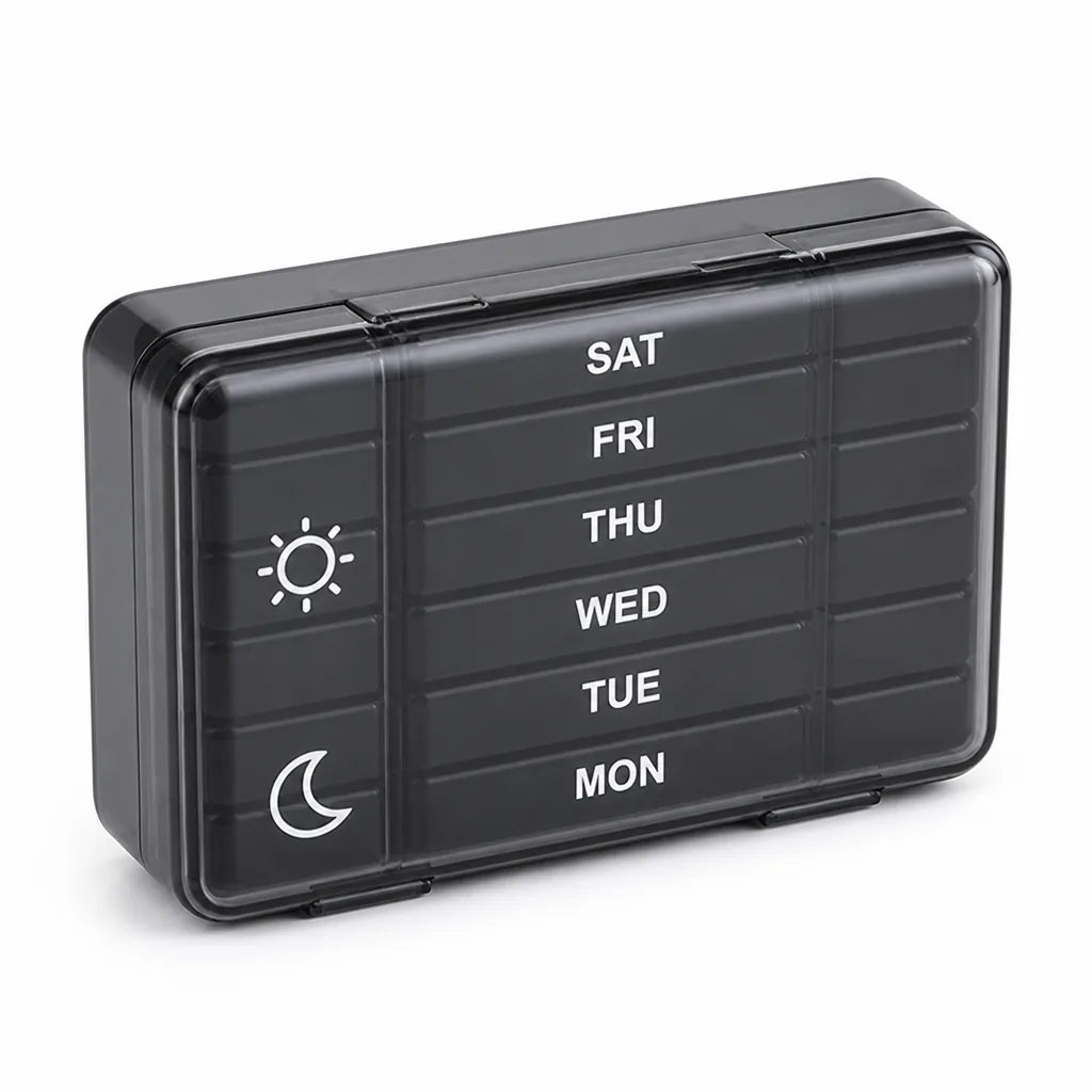 Pill Organizer Morning & Evening UV-Printed Labels