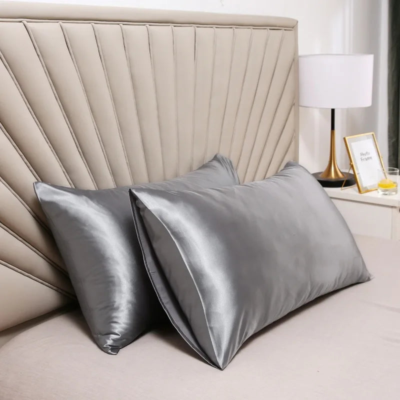 Pillowcase 100% Mulberry Silk Hypoallergenic Smooth Feel