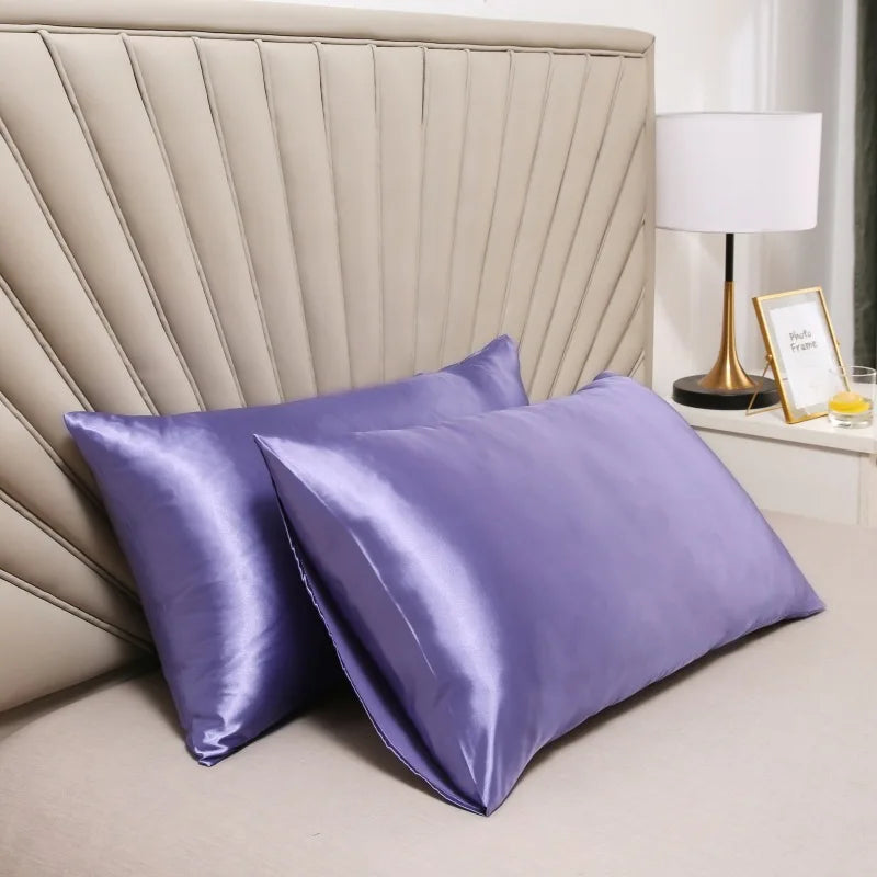 Pillowcase 100% Mulberry Silk Hypoallergenic Smooth Feel