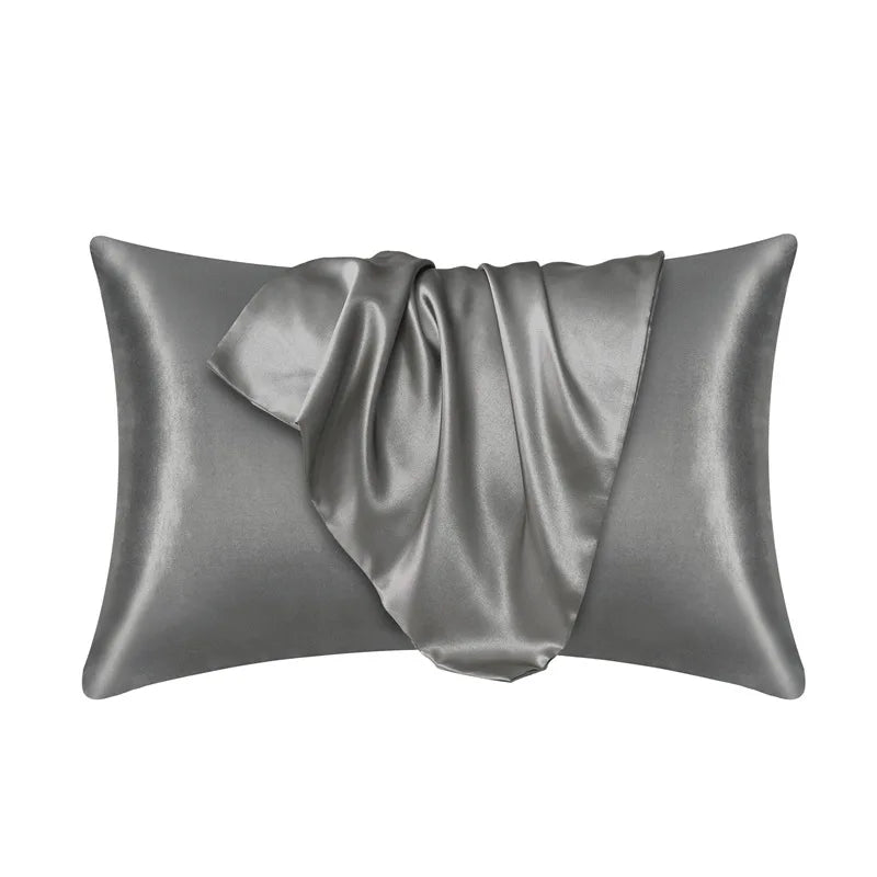Pillowcase 100% Mulberry Silk Hypoallergenic Smooth Feel