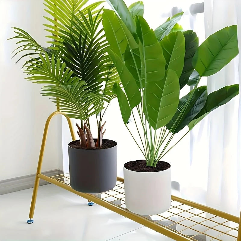 Planter Pot Matte Finish & Solid Wood Legs