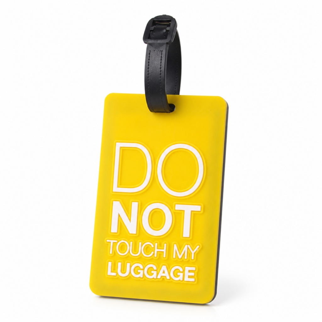 Playful Phrase Silicone Luggage Tag
