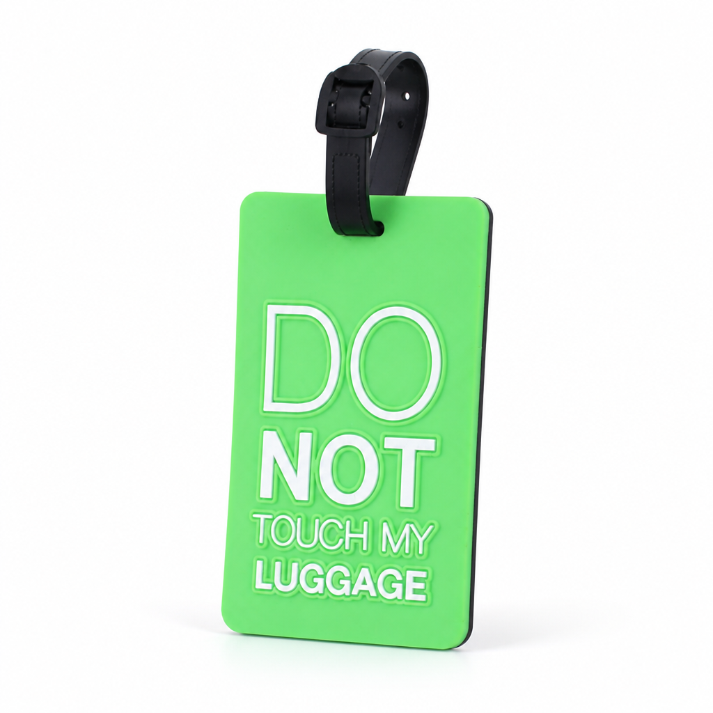 Playful Phrase Silicone Luggage Tag