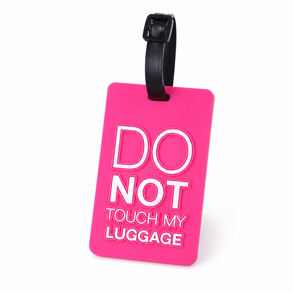 Playful Phrase Silicone Luggage Tag