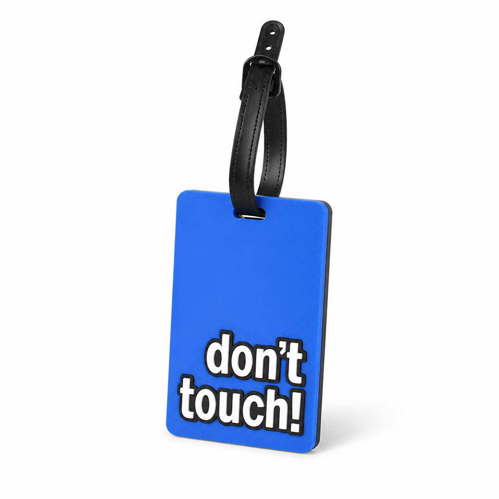 Playful Phrase Silicone Luggage Tag