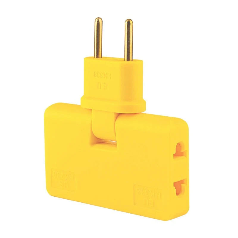 Plug Adapter Rotating Dual USB Ports