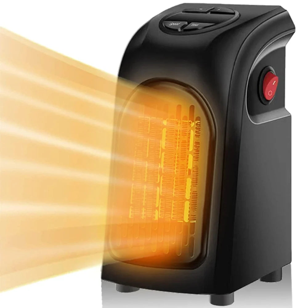 Plug-In Fan Heater PTC Ceramic Digital Thermostat