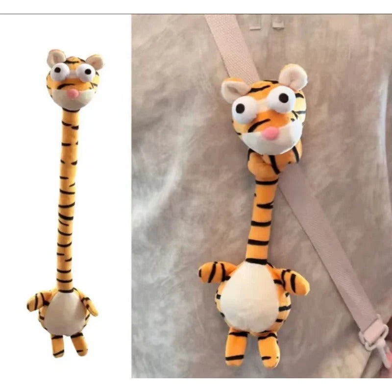 Plush Animal Bag Charm Bendable Poseable Soft Plush