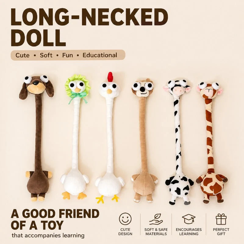 Plush Animal Bag Charm Bendable Poseable Soft Plush