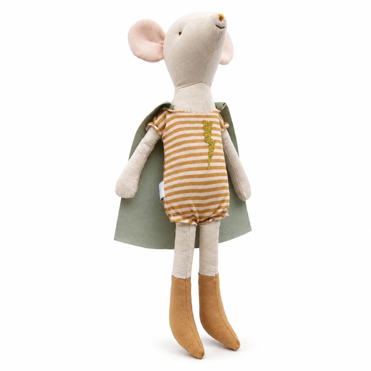 Plush Animal Doll Handcrafted Cotton-Linen Crocheted Outfit
