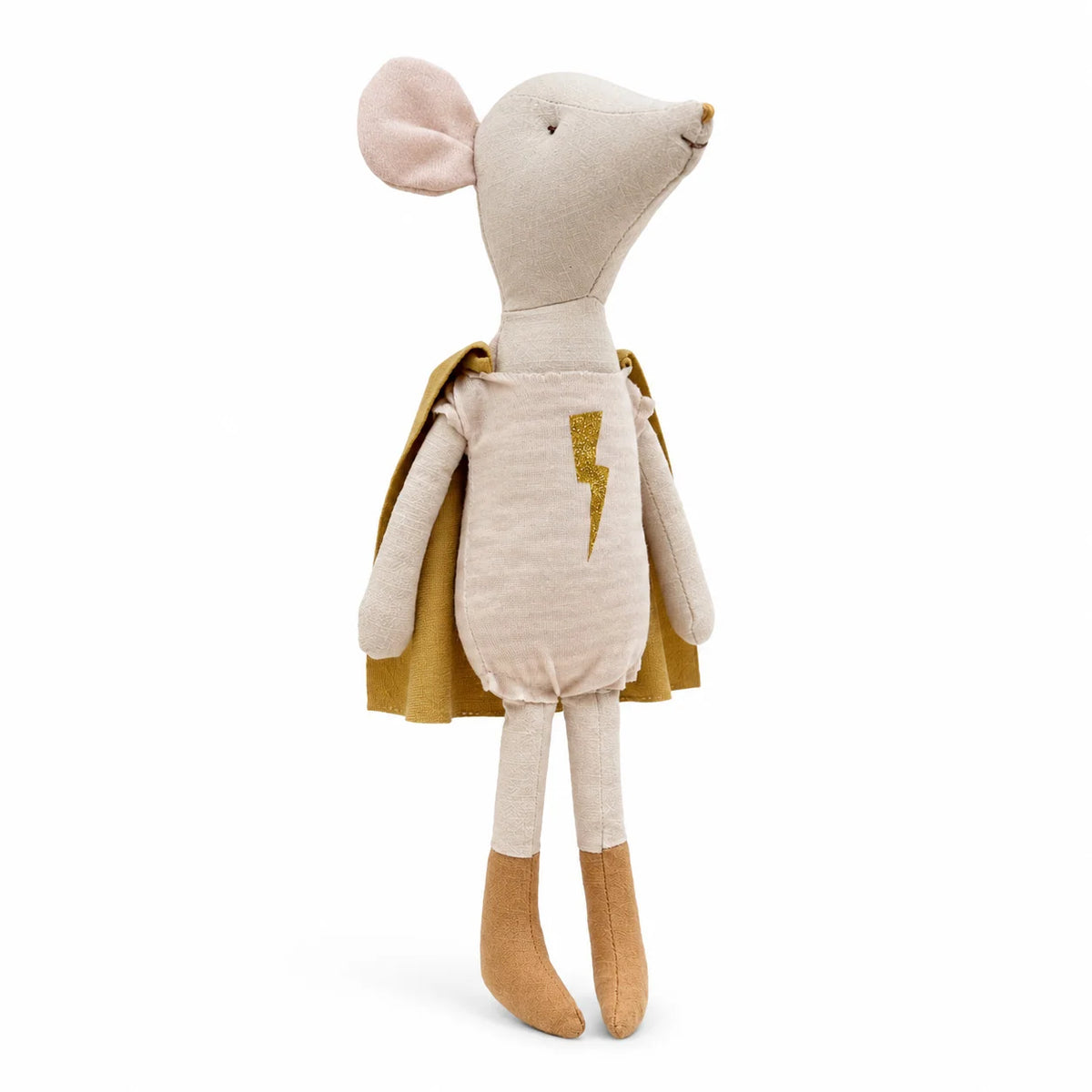 Plush Animal Doll Handcrafted Cotton-Linen Crocheted Outfit