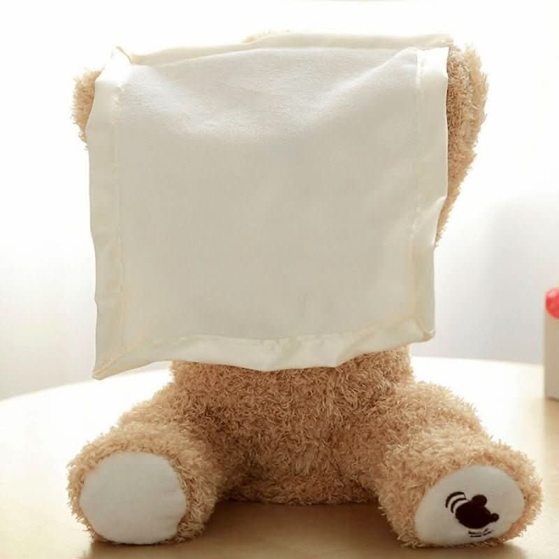 Plush Bear Interactive Peekaboo Soft & Easy-Clean
